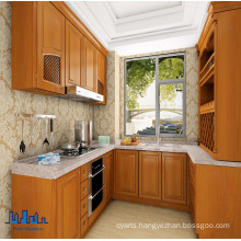 Pole U Shaped PVC Kitchen Cabinet